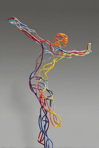 Wireframe Dance Leap