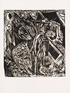 Trinkender Jäger, ERNST LUDWIG KIRCHNER, 1919