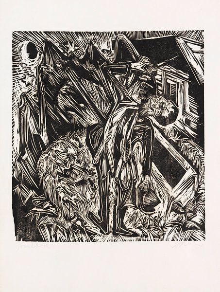 Drinking hunter, ERNST LUDWIG KIRCHNER, 1919 by Atelier Liesjes