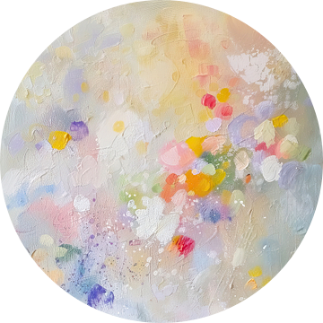 Bloemenveld Impressionisme van De Mooiste Kunst