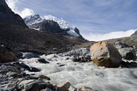 Smeltwater op Icefield Parkway, Canada