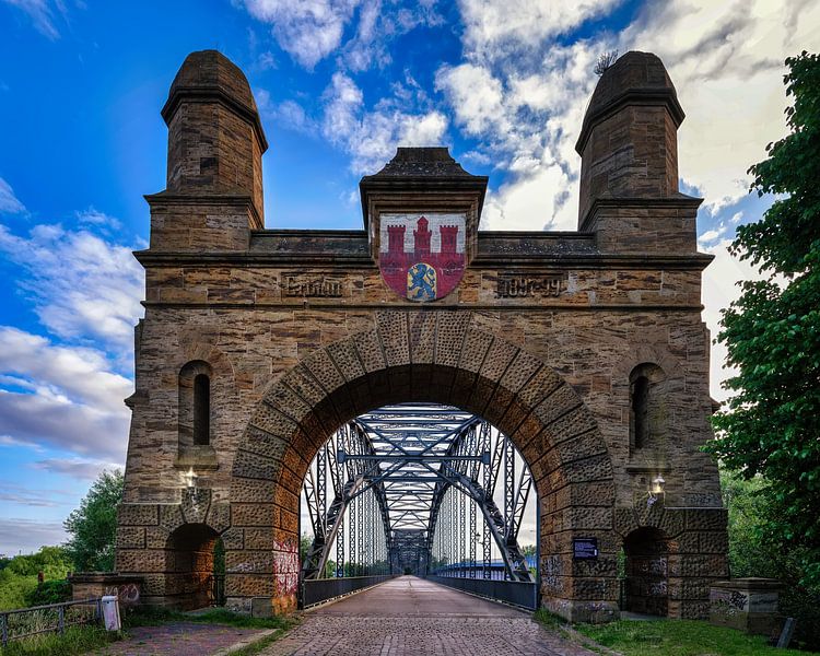 Old Elbe bridge by Dekorative Hamburg Fotos