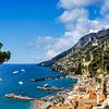 Picturesque view over Amalfi - Where sky and sea meet by Melanie Viola