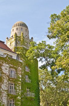 Planted tower in Budapest