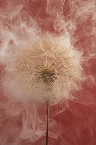 Dynamischer Rauch – Bewegung um den Tragopogon von Marjolijn van den Berg