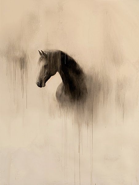 Cheval noir par Studio Allee