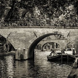 Pont sur l'Oudegracht sur Jan van der Knaap