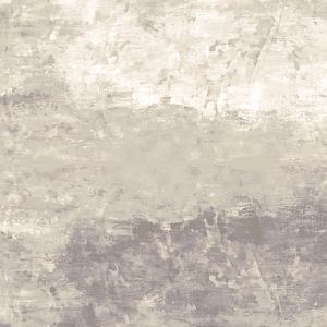 Morgengrauen Abstraktion in Warm Grau Beige
