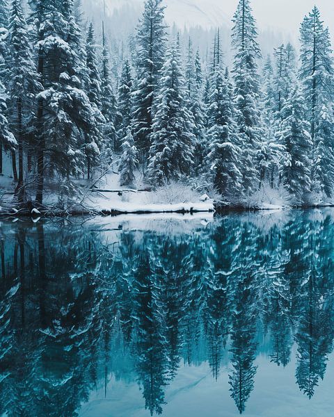 Winter magic on the lake by fernlichtsicht