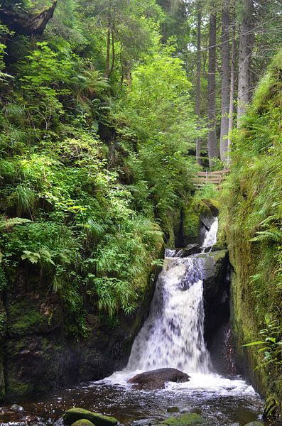 Wasserfall im Menzenschwander Tal von Ursula Schmidt