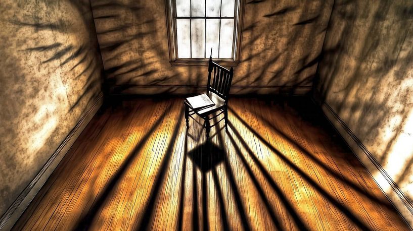 Lumière du soleil dans une pièce déserte par Frank Heinz