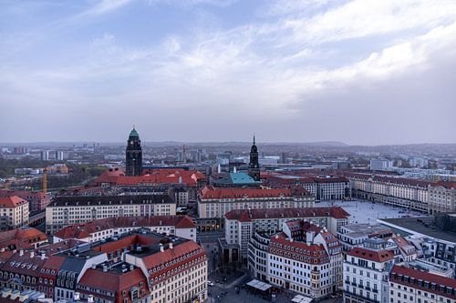 Een korte avondwandeling door het prachtige historische centrum van Dresden - Saksen - Duitsland