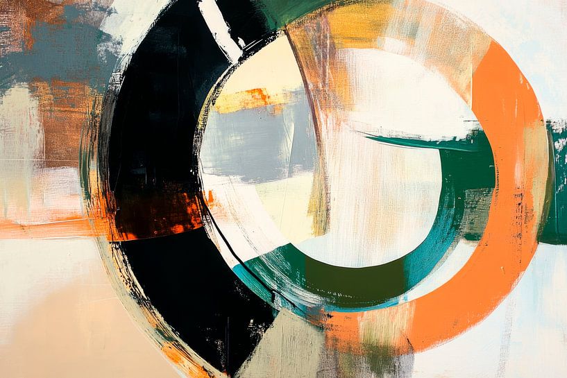 Abstract circles by Poster Art Shop