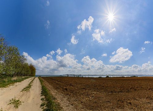 Le long de la côte près de Glutzow, île de Rügen