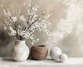 Blumenstrauß in der Vase 54.6242 von ARTEO Gemälde