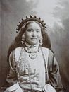 Femme bhutian, Theodor Paar par Vintage Afbeeldingen Aperçu