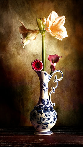 Stilleven Bloemen in vaas