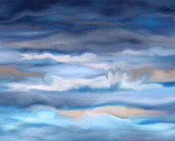 Abstract Seascape 2 van Maria Meester