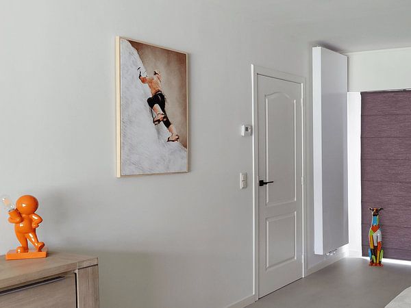 Customer photo: mountaineer climbing sport art #mountaineer #climbing #sport by JBJart Justyna Jaszke, on ArtFrame