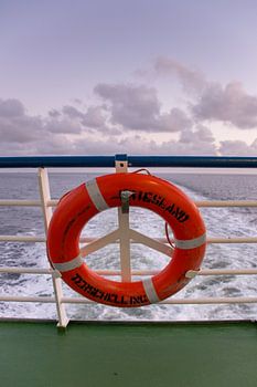 Achterdek van de "Friesland"