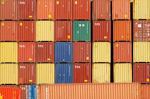 Conteneur dans le port de Duisburg (7-76342)