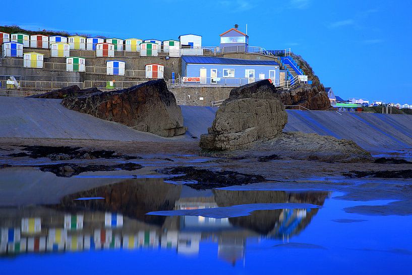 Strandhäuschen Bude Cornwall von Patrick Lohmüller