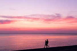Sunset at the beach by Davadero Foto