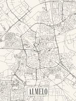 City map Almelo - City - Light version - Map