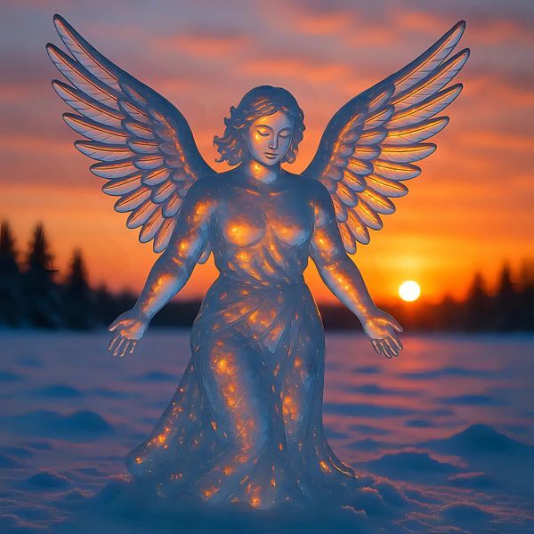 Corps de glace, lumière chaude par Jean Pierre