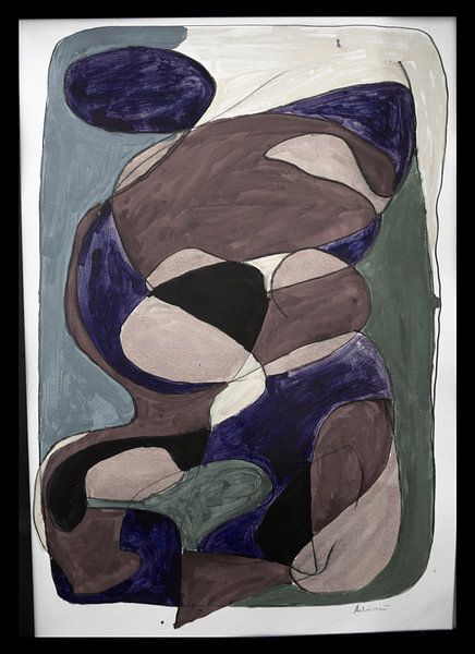 Abstraction sensuelle par Artforyou  werk van Henk Adriani