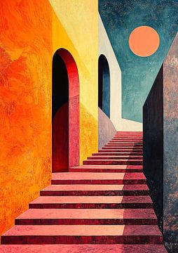 Surrealisme Architectuur Ontwerp Meetkunde van Niklas Maximilian
