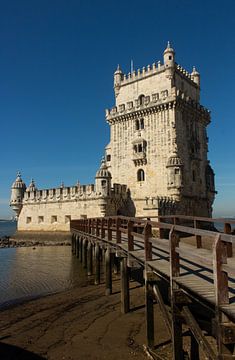 Torre de Belém, Lissabon Portugal van Annechien Vieregge