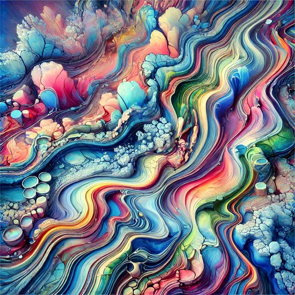 Frozen Abstract by Eric Nagel