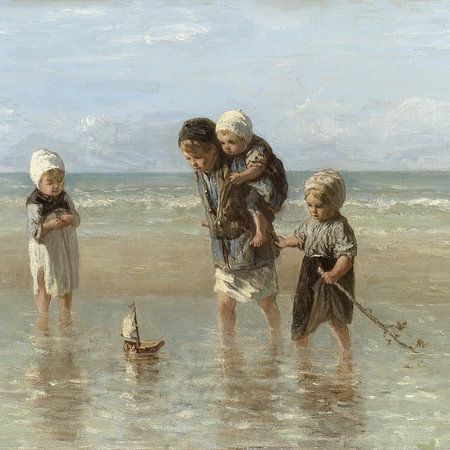 Kinder an der See (Jozef Israels)von Rebel Ontwerp