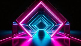 Neonkleuren en vormen