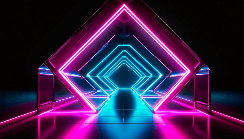 Neon Farben und Formen von Mustafa Kurnaz