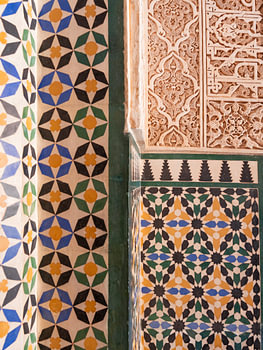 Historical Tiles - Alhambra Granada Spain