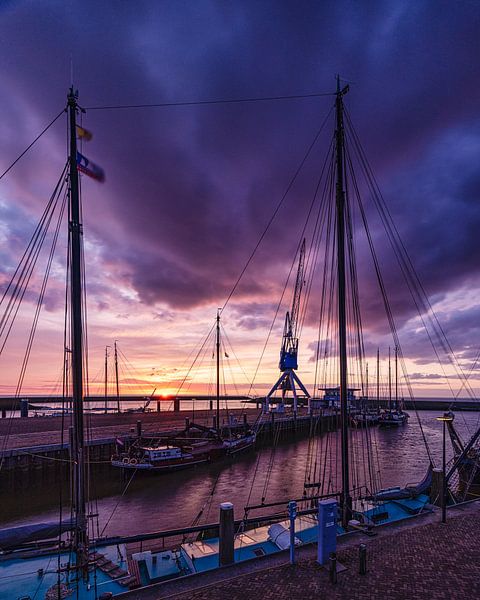 Hafen, Harlingen von Edwin Kooren
