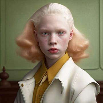 Portrait d'art du projet : "Albino" sur Carla Van Iersel