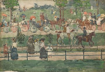 Maurice Prendergast~Central Park, 1900