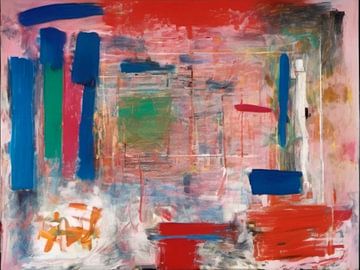 Naïef abstract expressionisme door Felix von Altersheim