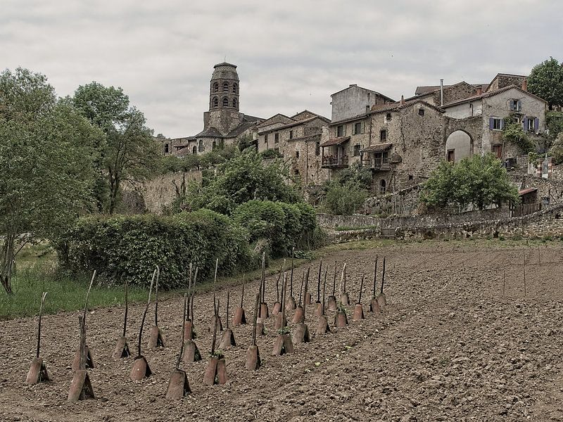 Vue d'un village historique par Louis Kreuk