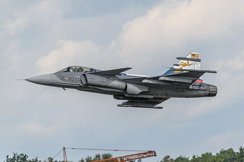 Saab Gripen van de Tsjechische Luchtmacht.