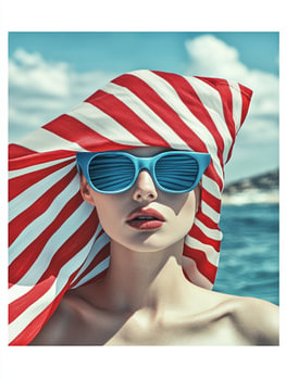 Femme à la plage