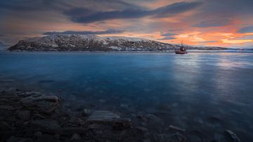 Vissersboot Noordkaap van Andy Troy