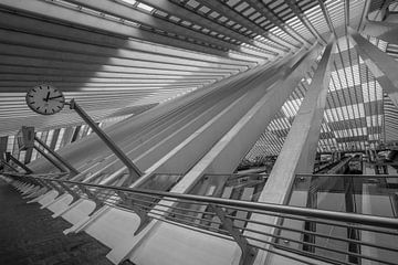 Lüttich - Bahnhof Guillemins Belgien von Mario Brussé Fotografie