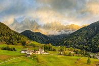 St. Magdalena im Villnösstal in Südtirol von Michael Valjak Miniaturansicht