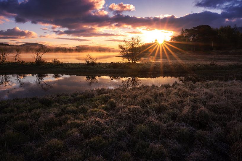 Sonnenaufgang in den Highlands von Markus Stauffer