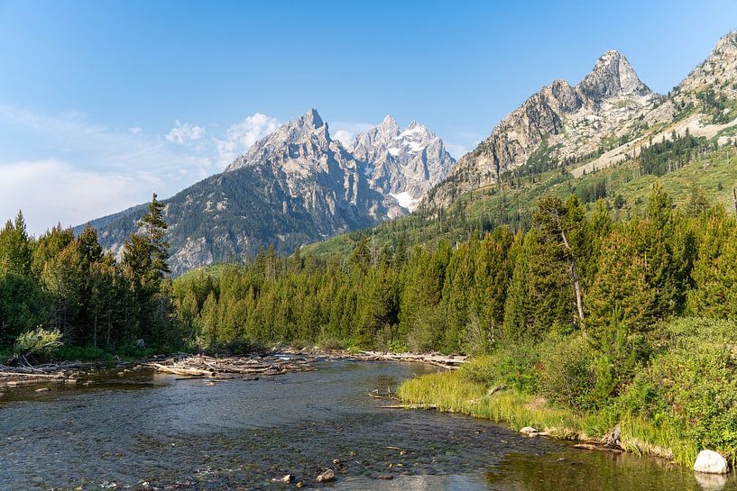 Grand Teton National Park, USA, from the bridge at String Lake by Jeroen van Deel