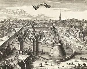Slot Vredenburg à Utrecht en prospérité, avant 1577 sur Atelier Liesjes